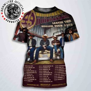 49 Winchester Leavin’ This Holler Tour Dates List 2025 All Over Print T-Shirt