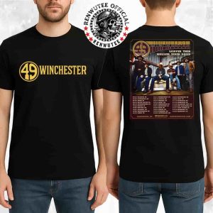 49 Winchester Leavin’ This Holler Tour Dates List 2025 Two Sided T-Shirt