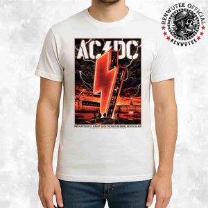 AC/DC PWR UP World Tour Messe Karlshure 2025 Concert Poster On Aug 17 2025 At Freigelande Unisex T-Shirt