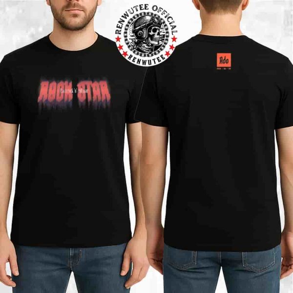 Ado 5th Anniversary Pop-up Ado’s Best Adobum Merch ROCKSTAR Two Sided T-Shirt