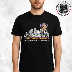 Baltimore Ravens NFL 30th Anniversary Thank You For The Memories Unisex T-Shirt