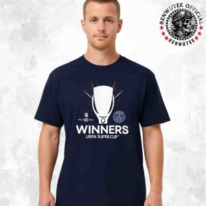 Congrats PSG Super Cup Winners 2025 Graphic Merch Fan Gift Unisex T-Shirt