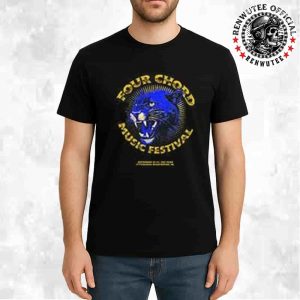 Four Chord Music Festival 2025 On September 13–14 At EQT Park In Washington PA Official Blue Panther Merch Unisex T-Shirt