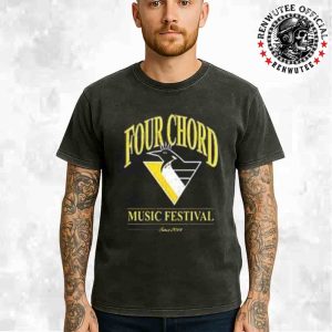 Four Chord Music Festival 2025 On September 13–14 At EQT Park In Washington PA Official Yellow Bird Design Merch Washed T-Shirt