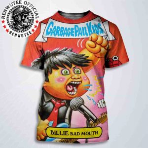 Green Day x Garbage Pail Kids Billie Bad Mouth All Over Print T-Shirt