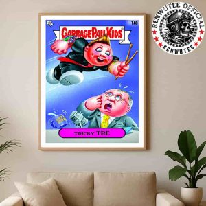 Green Day x Garbage Pail Kids Tricky Tre Home Decor Poster Canvas