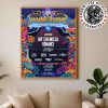 Harvest Rock Festival 2025 Full Lineup In Adelaide On Oct 25-26 Home Decor Poster Canvas