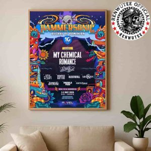 Hammersonic Festival 2026 Decade Of Dominion Full Lineup In Nice – Jakarta On May 2-3 2026 Home Decor Poster Canvas