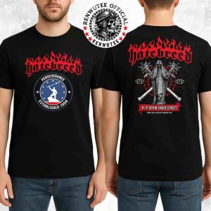 Hatebreed Richmond RIP 929 W Grace Street Gone But Never Forgotten Two Sided T-Shirt