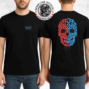 Ice Nine Kills Hell Of A Summer Tour 2025 Collection Merch Capsule Skull Two Sided T-Shirt