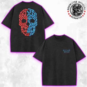 Ice Nine Kills Hell Of A Summer Tour 2025 Collection Merch Capsule Skull Washed T-Shirt