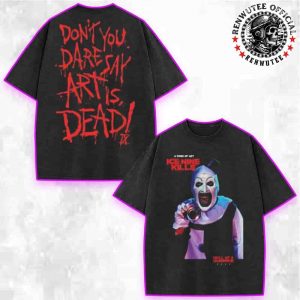 Ice Nine Kills Hell Of A Summer Tour 2025 Collection Merch Don’t You Dare Say Art Is Dead Washed T-Shirt