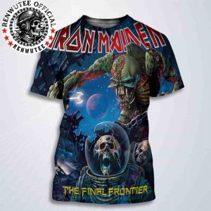 Iron Maiden Official Poster The Final Frontier Album Cover Artwork On 2010 All Over Print T-Shirt