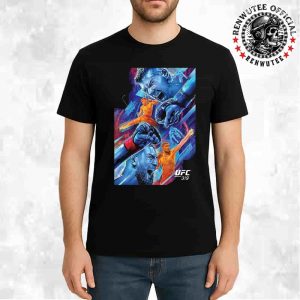 Khamzat Chimaev VS Dricus du Plessis World Middleweight Championship UFC319 In Chicago At Aug 16 Digital Art By Conrad Javier Unisex T-Shirt