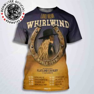 Lainey Wilson Whirlwind Australia And New Zealand Tour Dated List 2025 All Over Print T-Shirt
