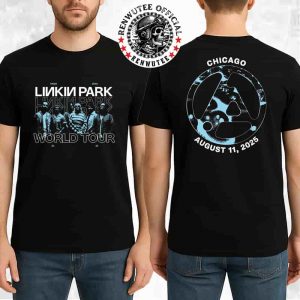 Linkin Park From Zero World Tour Chicago 2025 Exclusive Tee At United Center On Aug 11 Merch Two Sided T-Shirt