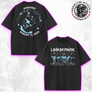 Linkin Park From Zero World Tour Chicago 2025 Exclusive Tee At United Center On Aug 11 Merch Washed T-Shirt