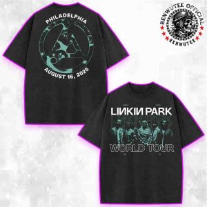 Linkin Park From Zero World Tour Philadelphia 2025 Exclusive Tee At Xfinity Mobile Arena On Aug 16 2025 Merch Washed T-Shirt