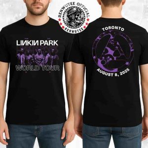 Linkin Park From Zero World Tour Toronto 2025 Exclusive Tee At Scotiabank Arena On Aug 8 2025 Two Sided T-Shirt