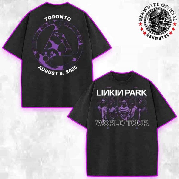 Linkin Park From Zero World Tour Toronto 2025 Exclusive Tee At Scotiabank Arena On Aug 8 2025 Washed T-Shirt