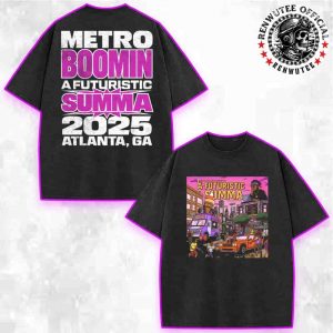 Metro Boomin A Futuristic Summa 2025 In Atlanta GA Cover Poster Washed T-Shirt