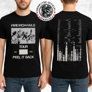 Nine Inch Nails Peel It Back Tour 2025 Exclusive Tee Inverted Crowd Two Sided T-Shirt