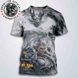 Official Poster Ne Zha 2 Ao Guang Character Release In Theaters And IMAX On August 22 All Over Print T-Shirt