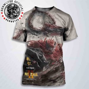 Official Poster Ne Zha 2 Ao Qin Character Release In Theaters And IMAX On August 22 All Over Print T-Shirt