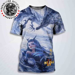 Official Poster Ne Zha 2 Ao Run Character Release In Theaters And IMAX On August 22 All Over Print T-Shirt