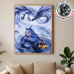 Official Poster Ne Zha 2 Ao Run Character Release In Theaters And IMAX On August 22 Home Decor Poster Canvas