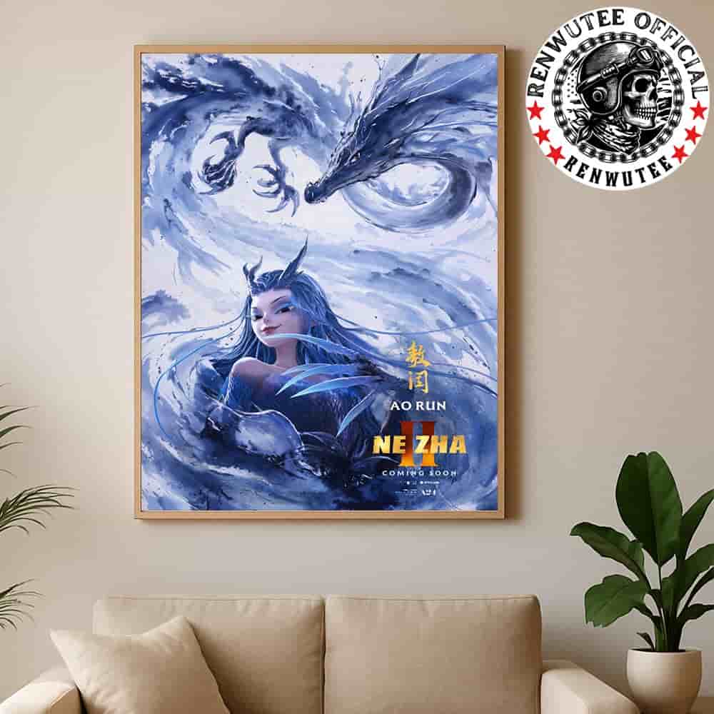 Official Poster Ne Zha 2 Ao Run Character Release In Theaters And IMAX On August 22 Home Decor Poster Canvas Official Poster Ne Zha 2 Ao Run Character Release In Theaters And IMAX On August 22 Home Decor Poster Canvas
