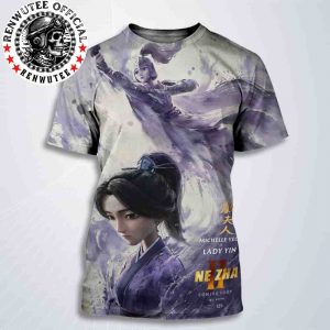 Official Poster Ne Zha 2 Lady Yin Character In Release In Theaters And IMAX On August 22 All Over Print T-Shirt