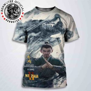 Official Poster Ne Zha 2 Lj Jing In Character Release In Theaters And IMAX On August 22 All Over Print T-Shirt