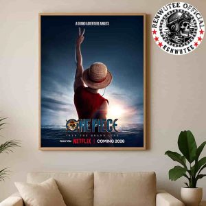 Official Poster One Piece Into The Grand Line A Grand Adventure Awaits Release Only On Netflix On 2026 Home Decor Poster Canvas