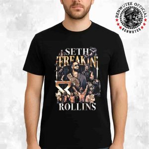 Seth Freakin’ Rollins WWE Collection Merchandise Montage Unisex T-Shirt