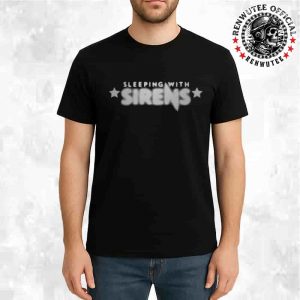 Sleeping With Sirens Summer 2025 Tour Merch Blurred Logo Unisex T-Shirt