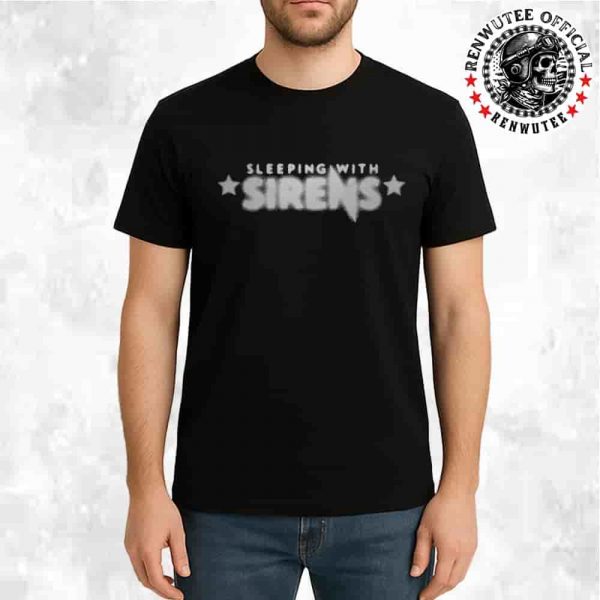 Sleeping With Sirens Summer 2025 Tour Merch Blurred Logo Unisex T-Shirt
