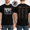 Sleeping With Sirens Summer 2025 Tour Merch Photo Tour Dated List 2025 Two Sided T-Shirt