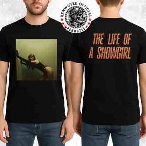 Taylor Swift The Life Of A Showgirl Album 2025 Merch The Shiny Bug Vinyl Collection Fan Gift Two Sided T-Shirt