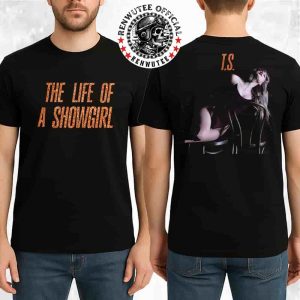 Taylor Swift The Life Of A Showgirl Exclusive Tee For New Album Release On October 3 2025 Two Sided T-Shirt
