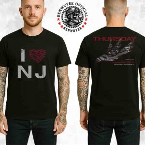 Thursday Live At The Meadowlands Stadium Collection Aug 9 2025 Merch I Dove NJ In The Shadow Of The New York Skyline Two Sided T-Shirt