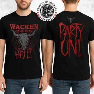 Wacken Open Air Hell Party On 2026 Louder Than Hell Two Sided T-Shirt