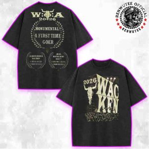 Wacken Open Air The 35 Years Anniversary Party On 2026 First Time Goer Special Edition Washed T-Shirt