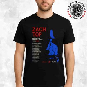 Zach Top Cold Beer and Country Music Tour Dates List 2025 Merchandise Unisex T-Shirt